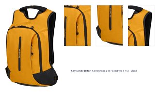 Samsonite Batoh na notebook 14'' Ecodiver S 16 l - žlutá 1