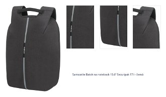Samsonite Batoh na notebook 15.6" Securipak 17 l - černá 1
