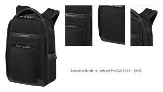 Samsonite Batoh na notebook Pro-DLX 6 14,1" - černá 1