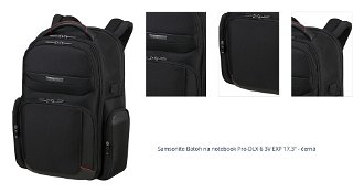 Samsonite Batoh na notebook Pro-DLX 6 3V EXP 17,3" - černá 1