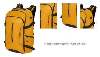 Samsonite Cestovní batoh Ecodiver S 38 l - žlutá 1