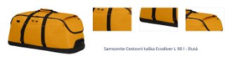 Samsonite Cestovní taška Ecodiver L 90 l - žlutá 1