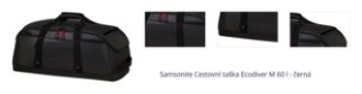 Samsonite Cestovní taška Ecodiver M 60 l - černá 1