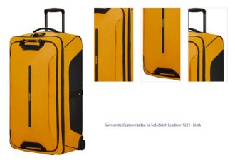Samsonite Cestovní taška na kolečkách Ecodiver 122 l - žlutá 1