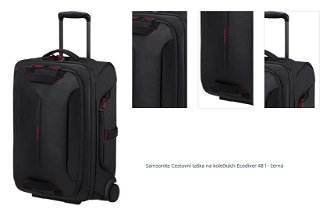 Samsonite Cestovní taška na kolečkách Ecodiver 48 l - černá 1