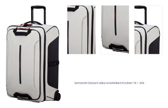 Samsonite Cestovní taška na kolečkách Ecodiver 76 l - bílá 1