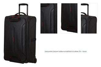 Samsonite Cestovní taška na kolečkách Ecodiver 76 l - černá 1