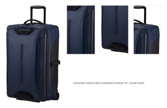 Samsonite Cestovní taška na kolečkách Ecodiver 76 l - tmavě modrá 1