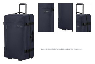 Samsonite Cestovní taška na kolečkách Roader L 112 l - tmavě modrá 1