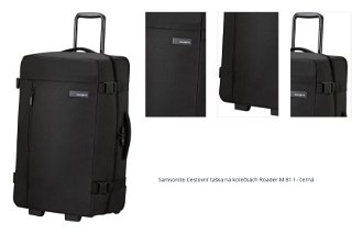 Samsonite Cestovní taška na kolečkách Roader M 81 l - černá 1