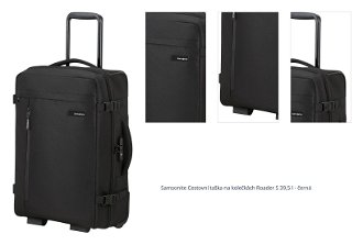 Samsonite Cestovní taška na kolečkách Roader S 39,5 l - černá 1