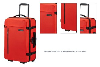 Samsonite Cestovní taška na kolečkách Roader S 39,5 l - oranžová 1