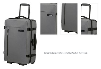 Samsonite Cestovní taška na kolečkách Roader S 39,5 l - šedá 1