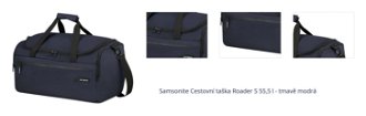 Samsonite Cestovní taška Roader S 55,5 l - tmavě modrá 1