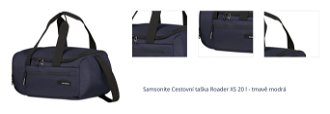 Samsonite Cestovní taška Roader XS 20 l - tmavě modrá 1