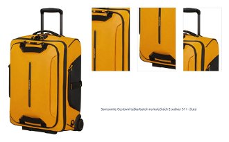 Samsonite Cestovní taška/batoh na kolečkách Ecodiver 51 l - žlutá 1