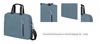 Samsonite Dámská taška na notebook Ongoing 15,6'' - modrá 1