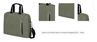 Samsonite Dámská taška na notebook Ongoing 15,6'' - zelená 1