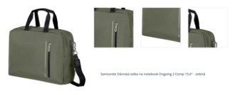 Samsonite Dámská taška na notebook Ongoing 2 Comp 15,6'' - zelená 1