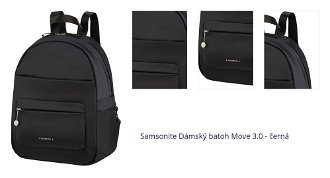 Samsonite Dámský batoh Move 3.0 - černá 1