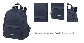 Samsonite Dámský batoh Move 3.0 S - tmavě modrá 1