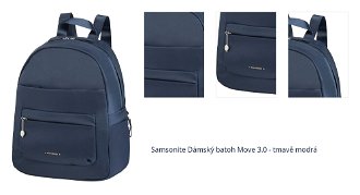 Samsonite Dámský batoh Move 3.0 - tmavě modrá 1