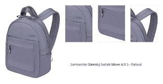 Samsonite Dámský batoh Move 4.0 S - fialová 1