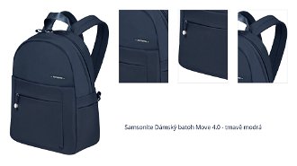 Samsonite Dámský batoh Move 4.0 - tmavě modrá 1