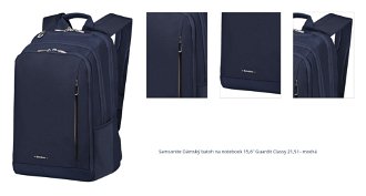 Samsonite Dámský batoh na notebook 15,6'' Guardit Classy 21,5 l - modrá 1