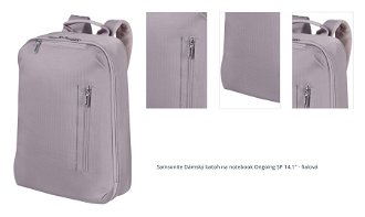 Samsonite Dámský batoh na notebook Ongoing SP 14,1" - fialová 1
