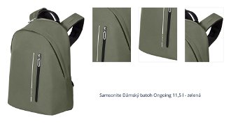 Samsonite Dámský batoh Ongoing 11,5 l - zelená 1
