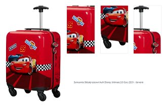 Samsonite Dětský cestovní kufr Disney Ultimate 2.0 Cars 23,5 l - červená 1