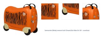 Samsonite Dětský cestovní kufr Dream2Go Ride-On 30 l - oranžová 1