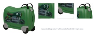 Samsonite Dětský cestovní kufr Dream2Go Ride-On 30 l - tmavě zelená 1