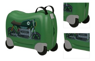 Samsonite Dětský cestovní kufr Dream2Go Ride-On 30 l - tmavě zelená 3