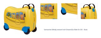 Samsonite Dětský cestovní kufr Dream2Go Ride-On 30 l - žlutá 1