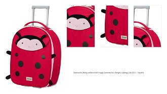 Samsonite Dětský cestovní kufr Happy Sammies Eco Upright Ladybug Lally 22,5 l - červená 1