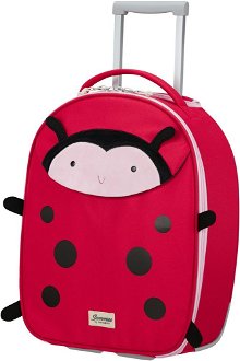 Samsonite Dětský cestovní kufr Happy Sammies Eco Upright Ladybug Lally 22,5 l - červená 2