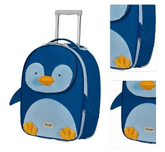 Samsonite Dětský cestovní kufr Happy Sammies Eco Upright Penguin Peter 23 l - modrá 3