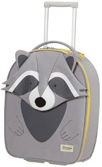 Samsonite Dětský cestovní kufr Happy Sammies Eco Upright Raccoon Remy 23 l - šedá 2