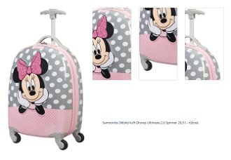 Samsonite Dětský kufr Disney Ultimate 2.0 Spinner 20,5 l - růžová 1