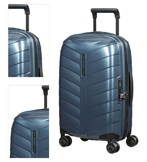 Samsonite Kabinový cestovní kufr Attrix S 35cm EXP 38/44 l - modrá 4