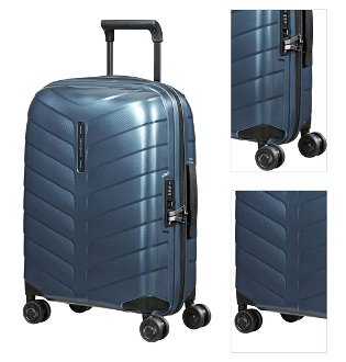 Samsonite Kabinový cestovní kufr Attrix S EXP 38/44 l - modrá 3