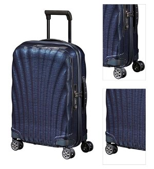 Samsonite Kabinový cestovní kufr C-lite Spinner EXP 36/42 l - modrá 3