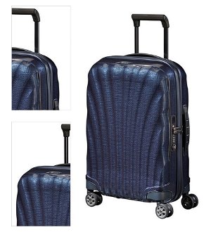 Samsonite Kabinový cestovní kufr C-lite Spinner EXP 36/42 l - modrá 4