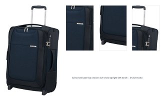 Samsonite Kabinový cestovní kufr D'Lite Upright EXP 40/45 l - tmavě modrá 1