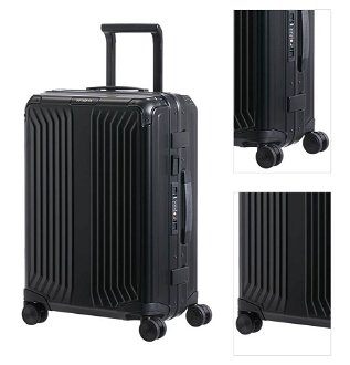 Samsonite Kabinový hliníkový cestovní kufr Lite-Box Alu S 40 l - černá 3