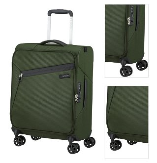 Samsonite Kabinový cestovní kufr Litebeam S 39 l - zelená 3