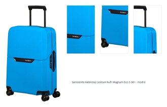 Samsonite Kabinový cestovní kufr Magnum Eco S 38 l - modrá 1