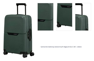 Samsonite Kabinový cestovní kufr Magnum Eco S 38 l - zelená 1